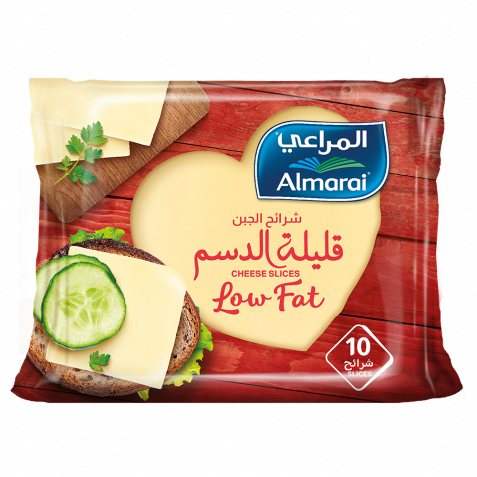 ALMARAI CHEDDAR CHEESE SLICE LOW FAT