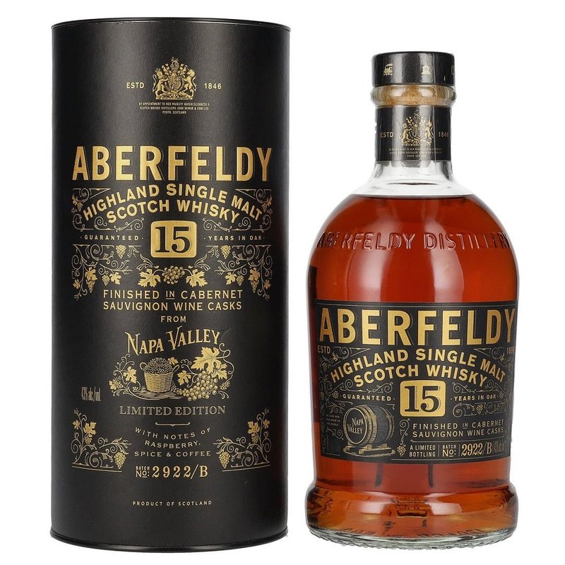 Aberfeldy 15 Years Old Napa Valley Cask