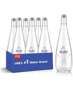 AL AIN WATER MINERAL STILL GLASS 6X330 ML