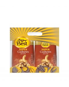 BEST SUPER CASHEWS BAG 375GM TWIN PACK
