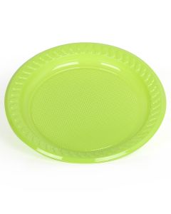 HOTPACK-COLOURED PLASTIC PLATES 7” MULTICOLOR 25PCS
