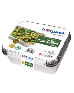 Hotpack aluminium container 73365 (3650 cc)-5pcs 3650 ml