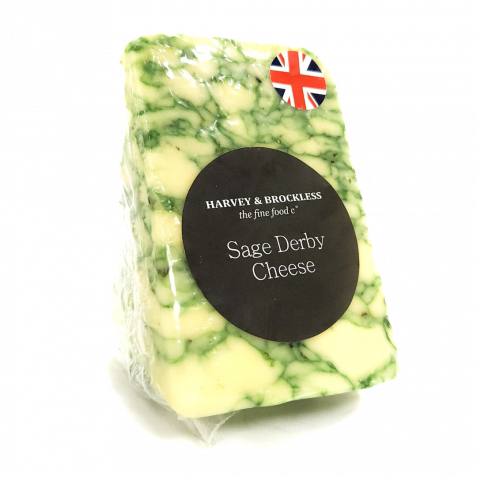 HARVEY & BROCKLESS SAGE DERBY CHEESE