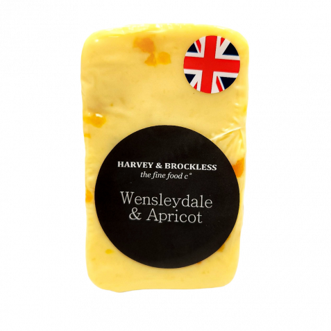 HARVEY & BROCKLESS WENSLEYDALE & APRICOT CHEESE