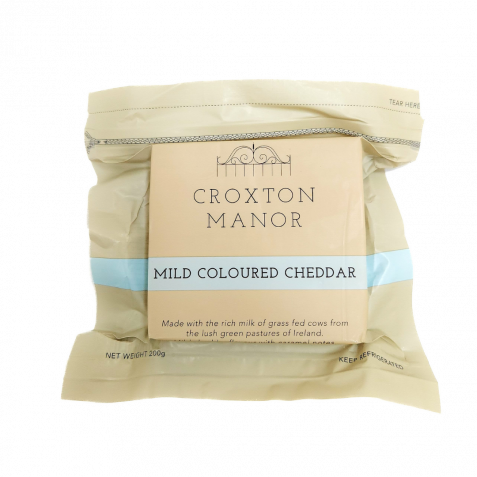 CROXTON MANOR COLOURED CHEDDAR CHEESE