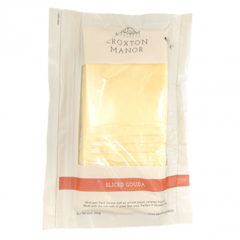 CROXTON MANOR GOUDA CHEESE SLICES