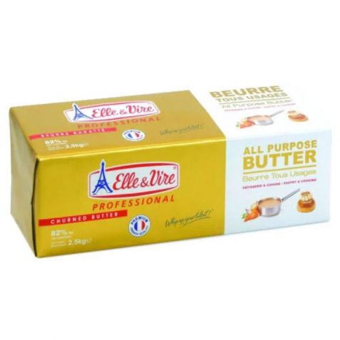 ELLE & VIRE BUTTER BLOCK 82%