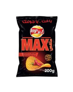 LAYS MAX MEXICAN CHILI 200GM