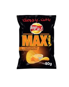 LAYS MAX CREAMY CHEDDAR CHEESE 50GM