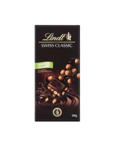 LINDT DARK HAZELNUT 100GM