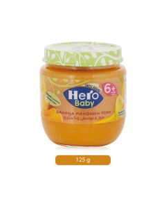 HERO BABY BANANA MANDARIN PEAR 125GM