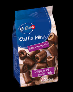 BAHLSEN MILK CHOCOLATE WAFFLE MINIS 100GM