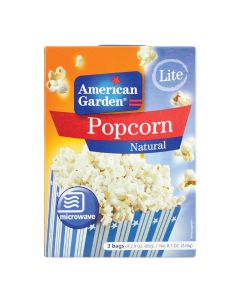 AMERICAN GARDEN MICROWAVE POPCORN LIGHT 240GM