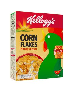 KELLOGG'S HONEY & NUT CORN FLAKES 375GM