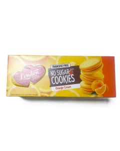 LONDON TREATS ORANGE CREAM COOKIES TRANSFAT AND SUGAR FREE 75GM