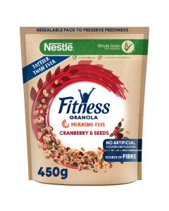 NESTLE FITNESS GRANOLA CRANBERY CEREAL BAG