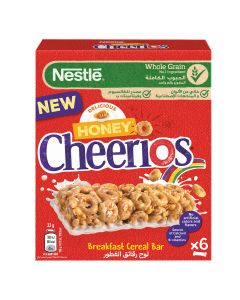 NESTLE CHEERIOS HONEY CEREAL BAR 6X22GM