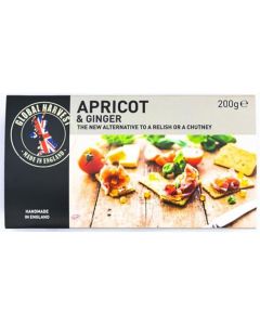 GLOBAL HARVEST APRICOT & GINGER SET CONSERVE 200GM