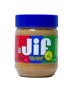 JIF CRUNCHY PEANUT BUTTER 12OZ