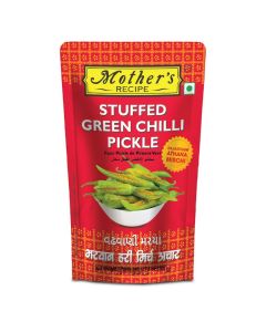 MOTHER'S RECIPE STUFFED GREEN CHILLY PICKLE 200GM