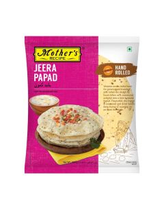 MOTHER'S RECIPE JEERA PAPAD HAND ROLLED 200G