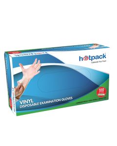 HOTPACK-VINYL GLOVES SMALL-100PCS