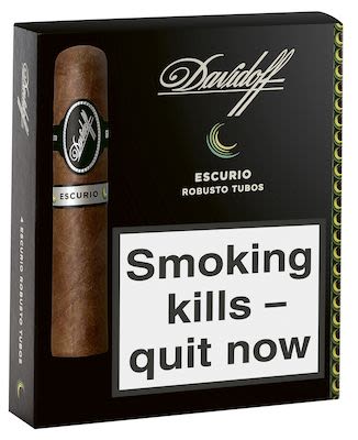 Davidoff Escurio Robusto Tubos. 4 pcs.