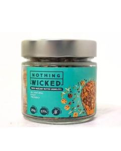 NOTHING WICKED CHOCO HAZELNUT BUTTER GRANOLA JAR GLUTEN FREE 100GM