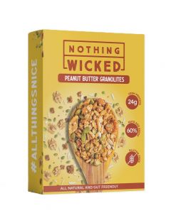 NOTHING WICKED PEANUT BUTTER GRANOLA BOX 250GM