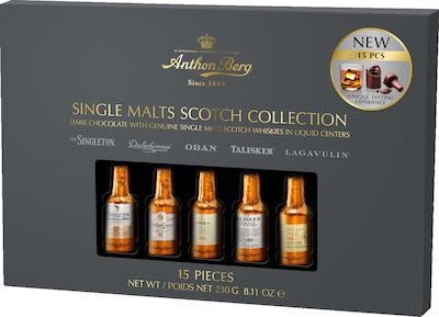 Anthon Berg Chocolate Liqueur Single Malts 230 g