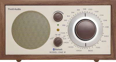 Tivoli Audio Model One BT AM / FM radio with Bluetooth, walnut/beige