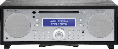 Tivoli Audio Music System+ DAB / FM all-in-one hi-fi system, black/silver