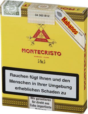 Montecristo No. 5. 5 pcs.