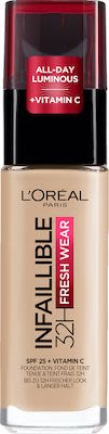 L'Oreal Paris Oa Infaillible Liquid Fresh Wear Foundation N° 130 Beige Peau 30 ml