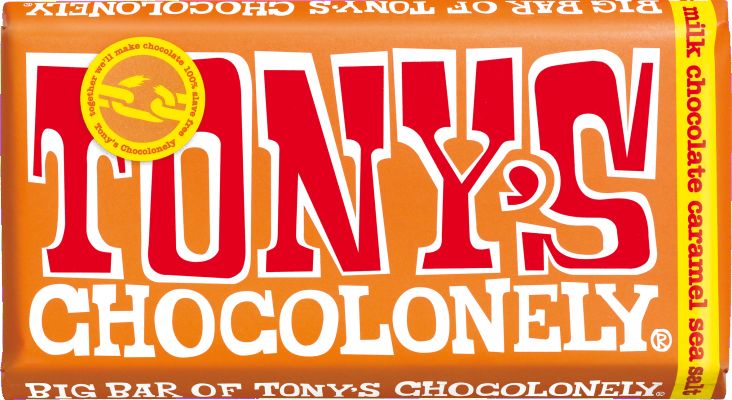 Tony's Chocolonely Milk Caramel Sea Salt 32% cacao 240 g