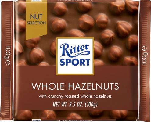 Ritter Sport Whole Hazelnuts 100 g