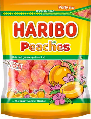 Haribo Pouch Peaches 750 g