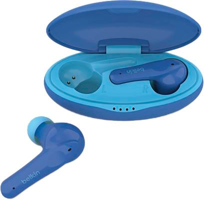 Belkin SoundForm Nano Wireless Earbuds for Kids Blue