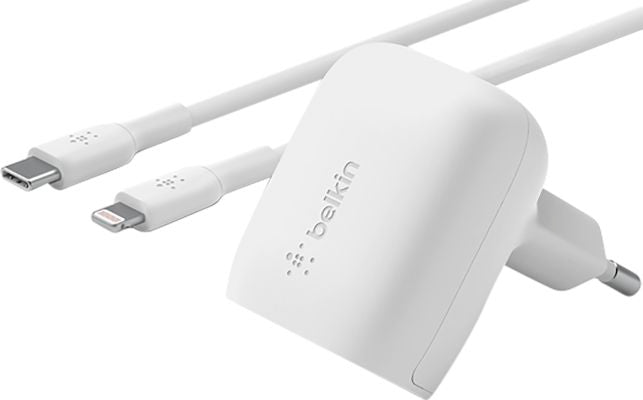 Belkin BoostCharge 20W USB-C charger + USB-C to Lightning cable