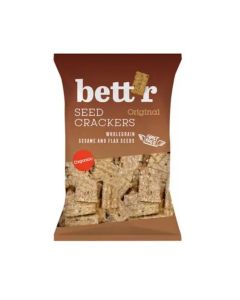 BETT'R WHOLEGRAIN SEED CRACKERS WITH COCONUT OIL 150GM