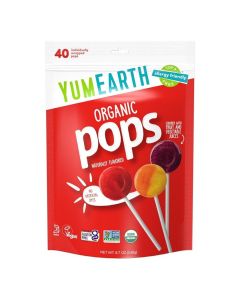 YUM EARTH ORGANIC FRUIT POPS 40PCS 248GM