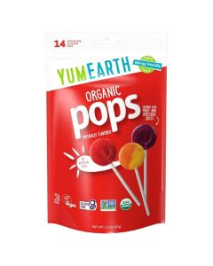 YUM EARTH ORGANIC FRUIT POPS 14PCS 87GM