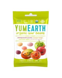 YUM EARTH ORGANIC SOUR BEANS 50GM