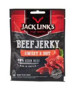 JACK LINK'S BEEF SWEET & HOT JERKY EU 40GM