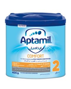 APTAMIL COMFORT FORMULA MILK POWDER STAGE 2 FROM 6-12 MONTHS 400GM