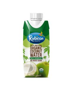 RUBICON 100% NATURAL ORGANIC COCONUT WATER 330ML