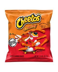 Cheetos Crunchy Cheese Flavored Snacks Made with Real Cheese 1.25 OZ