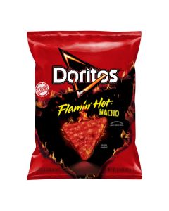 Doritos Flamin Hot Nacho Tortilla Chips 3.25 OZ