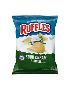 Ruffles Sour Cream & Onion Flavored Potato Chips 6.5OZ