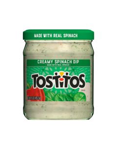 Tostitos Creamy Spinach Dip Made with Real Spinach 15OZ